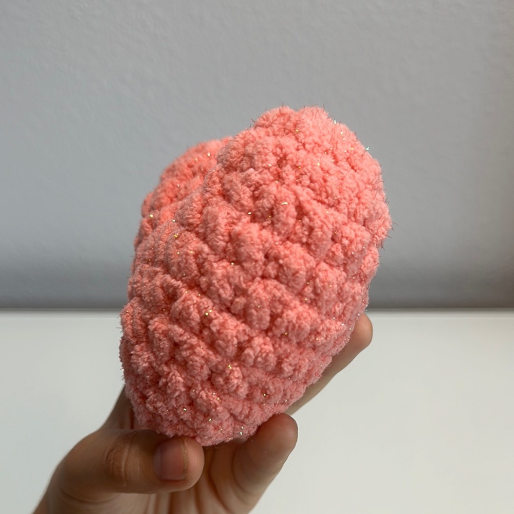 Pink Heart Keychain - Picture 2 of 3